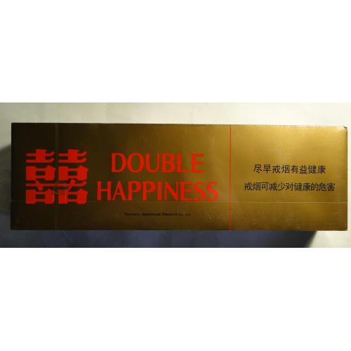 Блок сигарет DOUBLE HAPPINESS  твердая пачка