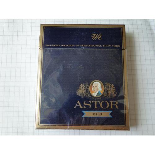 Пачка от сигарет  ASTOR MILD