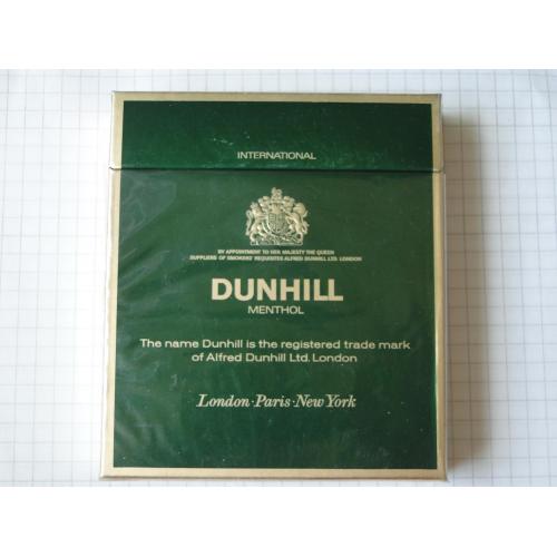 Пачка от сигарет DUNHIL MENTHOL