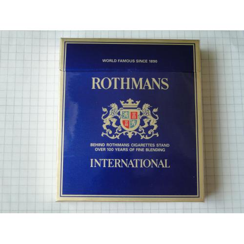 Пачка от сигарет  ROTHMANS