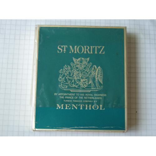 Пачка от сигарет ST MORITZ MENTHOL