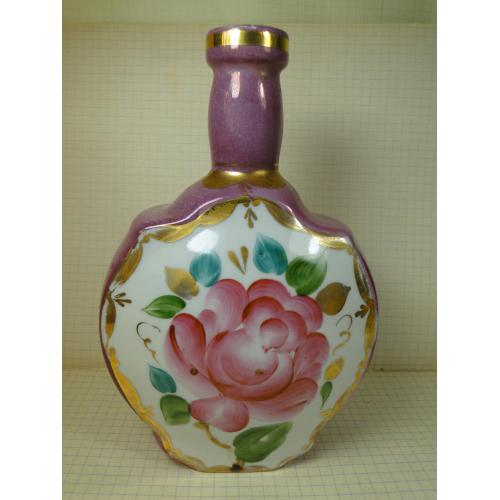 Штоф фарфоровый с позолотой