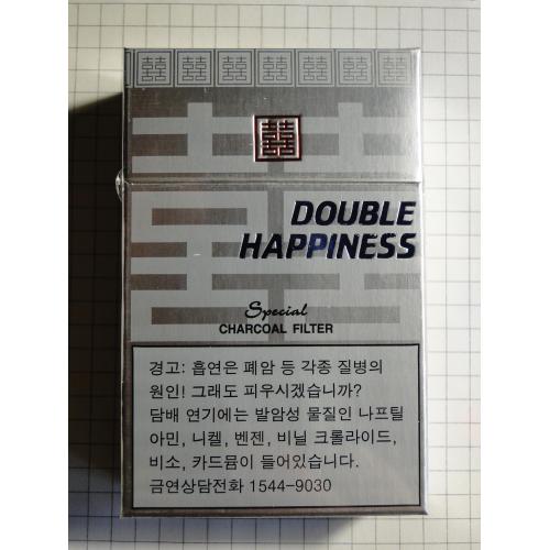 Сигареты DOUBLE HAPPINESS  Speciial  CHARCOAL FILTER