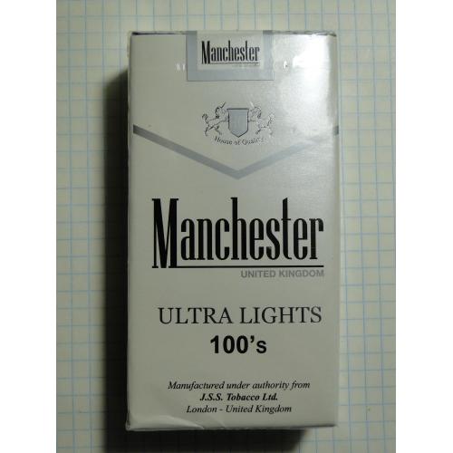 Сигареты Manchester Ultra Lights 100mm мягкая пачка