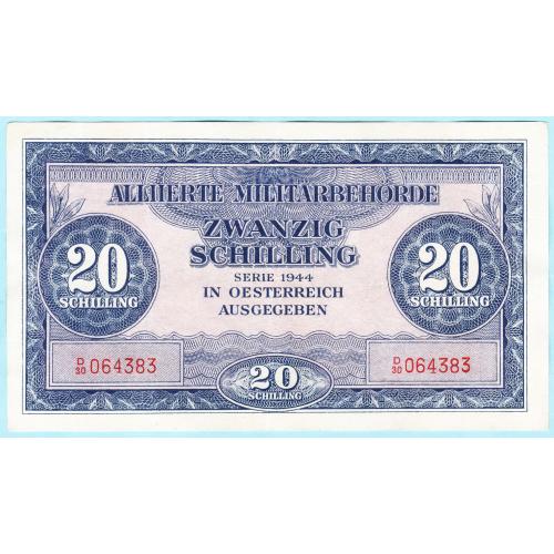 Австрия 20 шиллинг 1944 советская оккупация (н33)