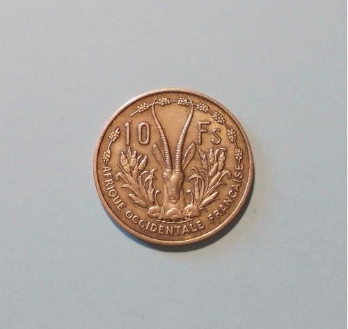  Французская Западная Африка 10 франков 1956