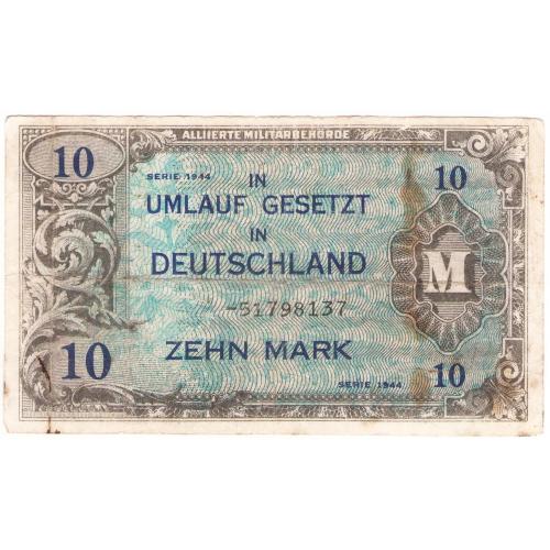 Германия 10 марок 1944 советская оккупация (н7)