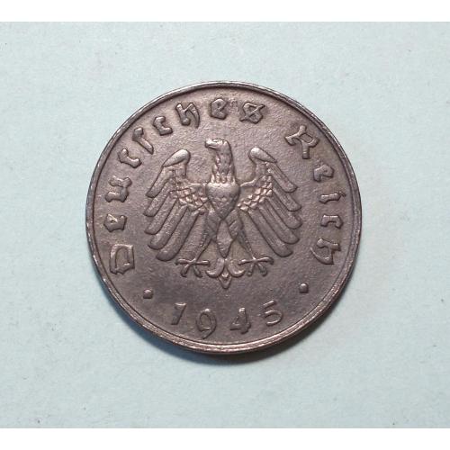 Германия 10 пфеннигов 1945 F (Штутгарт)