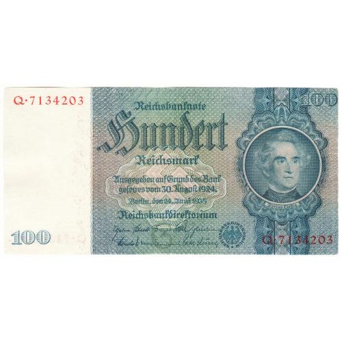 Германия 3 Рейх  100 марок 1935 (н7)