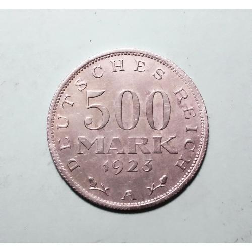 Германия Веймар 500 марок 1923 А