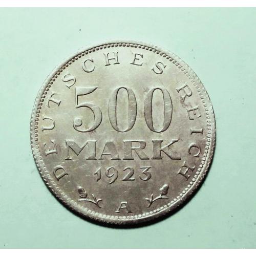 Германия Веймар 500 марок 1923 А