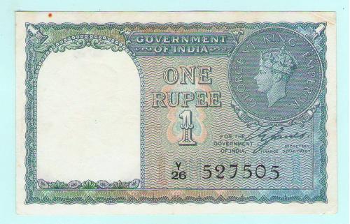 Индия 1 рупия 1940