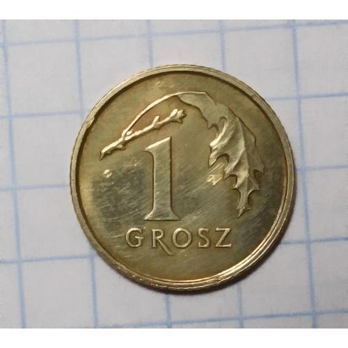 Польша 1 грош 2019