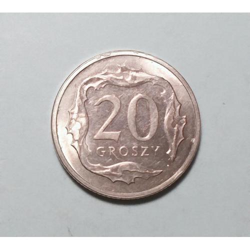 Польша 20 гроши 2020