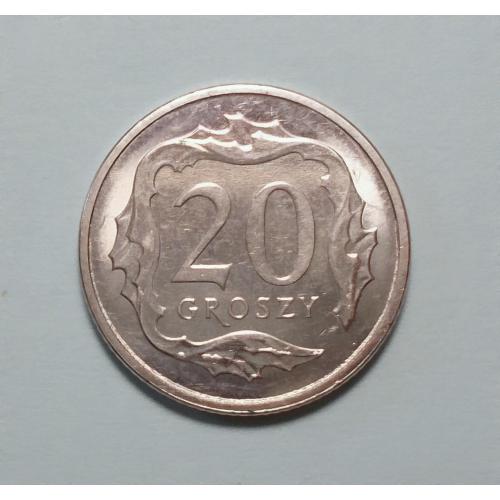Польша 20 гроши 2021