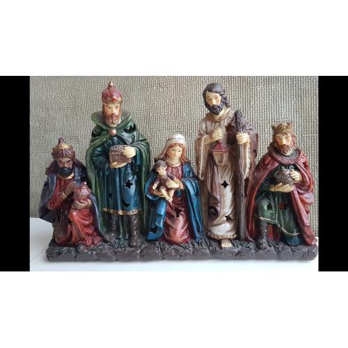 Красивенная Скульптура - светильник Рождение Иисуса Христа, торжество Рождества Христова. Отличное с
