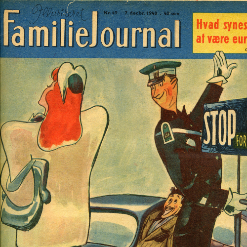 Датский илл.литературно-познавательный журнал «Illustreret Familie-Journal» декабрь 1948г. №49