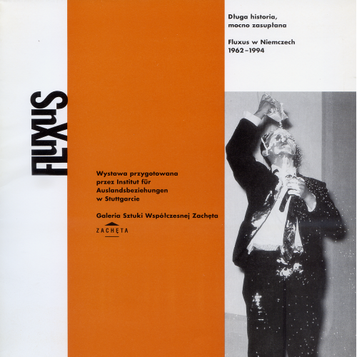 Худ. каталог 1996г. выставки «Fluxus в Германии 1962-1994» от Национальной галереи искусств Захента.