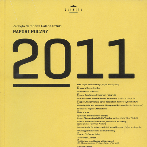 Итоговый каталог за 2011г. от Национальной галереи искусств Захента объемом 100стр. 