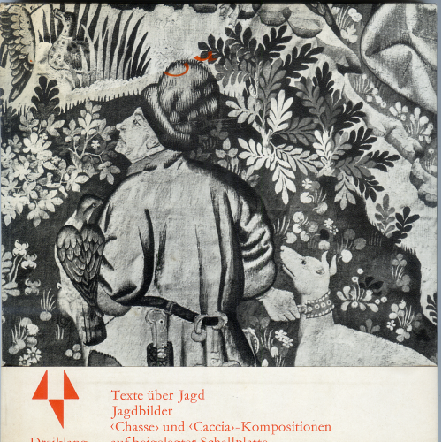 Видання німецькою мовою про полювання 1964 р. з платівкою Harmonia Mundi з музикою епохи Відродження