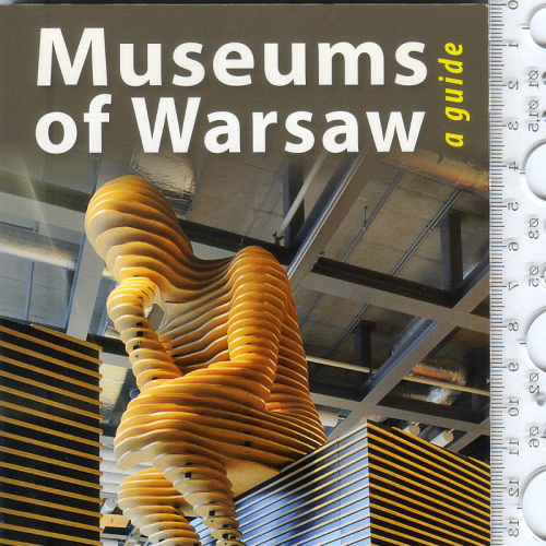 Книжка-путеводитель «Музеи Варшавы» в 96 стр. 2012г. издательства Bosz.
