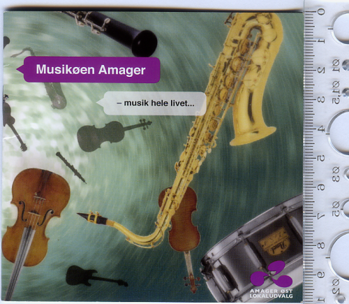 Міні книжка-буклет "Музичний острів Амагер" 2013р. датською мовою обсягом 19стор.