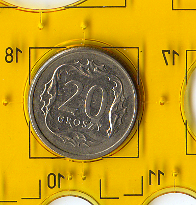  Вжиткова монета 2006 року номіналом 20 грошей Республіки Польща.
