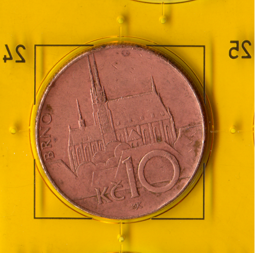 10 крон, повсякденна монета Чеської Республіки 2003 року номіналом 10 крон.