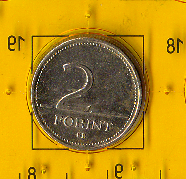 Вжиткова монета 1992-2008 років Угорщини 2006 року номіналом 2 форинти. 