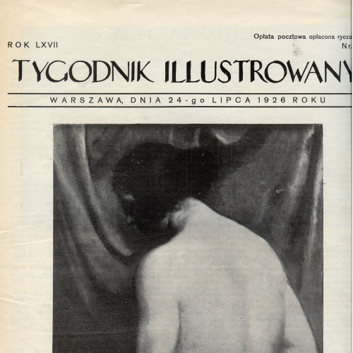Польский журнал «Tygodnik Illustrowany. Literatura. Sztuka. Zycie» №30 24.07.1926 г.
