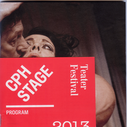 Программка 2013 года в размерах 14,5 х 20 см Фестиваля Датских театров.
