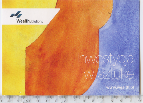 Промо листівка 2012 року польської організації Wealth Solution S.A. про інвестиції в мистецтво