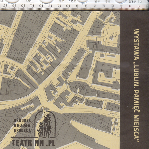 Складаний буклет-план 2014 р. виставки «Люблін. Пам'ять місця» квартири-музею «Міська брама»