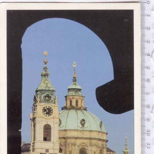 Сувенірна листівка №9070 "Костел святого Микулаша на Малій Країні", Прага, прибл.2006.