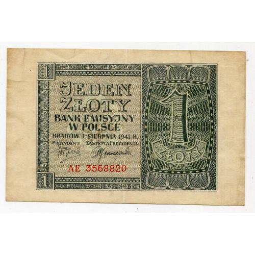 1 злотий 1941 р.