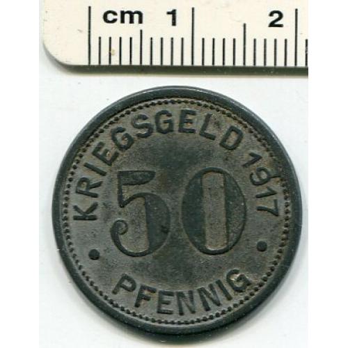 50 пфенніґів 1917 р. Essen, Німеччина.