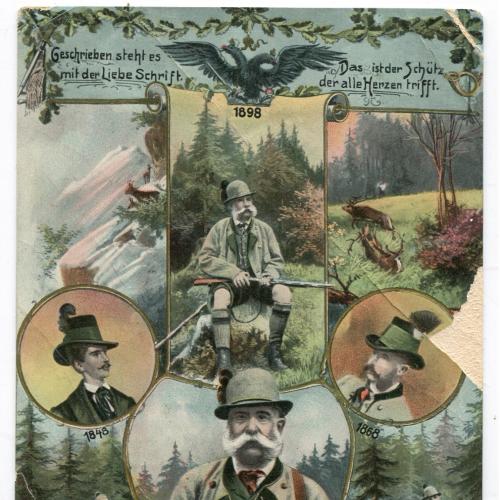 Франц-Йосиф листівка 1908 р.
