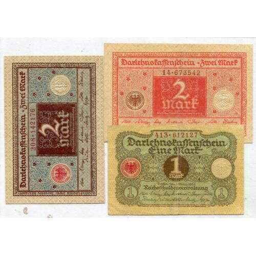 Комплект 1 і 2 марки, Німеччина 1920 р.