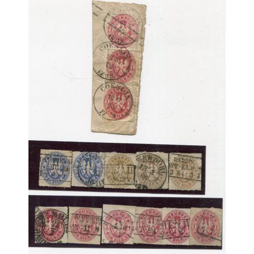 Комплект Freimarken Preussen 1861 р.