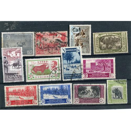 Комплект марок Фауна