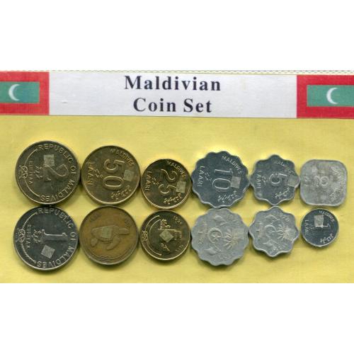 Комплект Монети Мальдів.