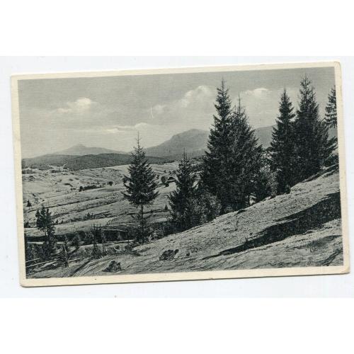 Поштівка-фото Ясіня - Говерла, Петрос 1933 р.