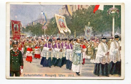 Поштівка Конгрес у Відні 1912 р.