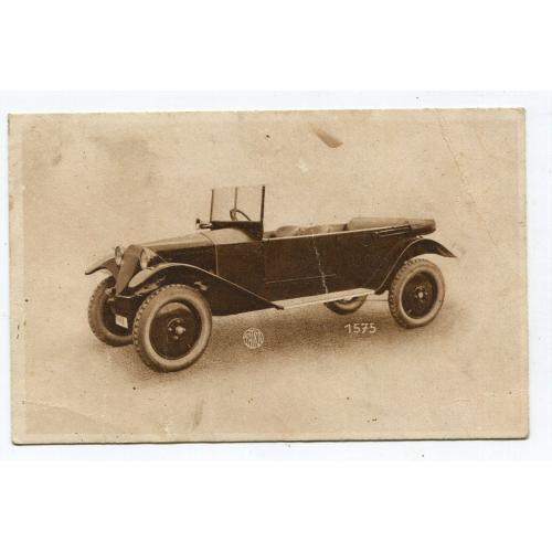 Рекламна листівка автомобілів "Татра" Краків-Львів