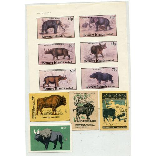 Сірникові етикетки Фауна