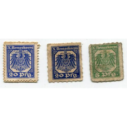 Тимчасові гроші-марки. Німецька імперія 1915 р.