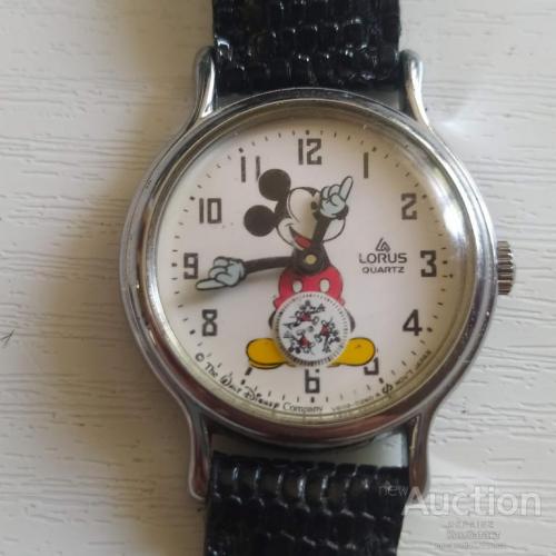Вінтажний жіночий кварцовий годинник LORUS Micky Mouse. WALT DISNEY COMPANY