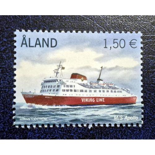 Аландскі острови(Аланд) 2011 р. Марка. Корабель Аполо