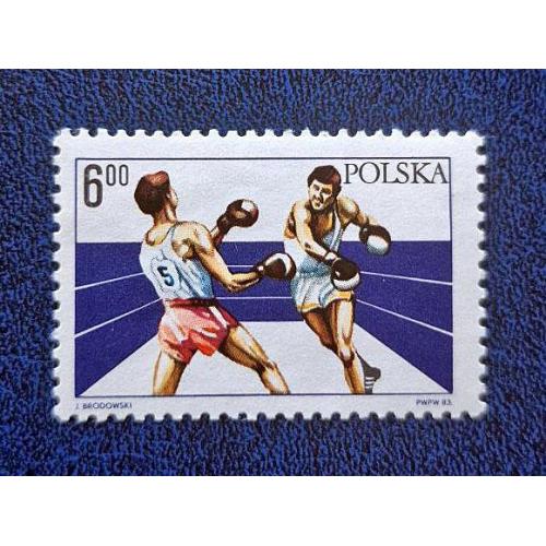 Польша 1983р. Марка. Бокс