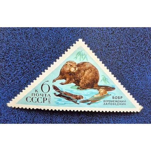 СССР 1973р. Марки. Бобер
